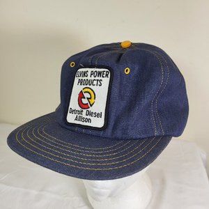 ELVINS POWER PRODUCTS DIESEL Cap Trucker Hat Snapback Baseball Vintage retro 80s